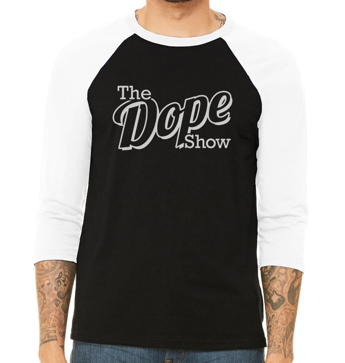 The Dope Show baseball tee